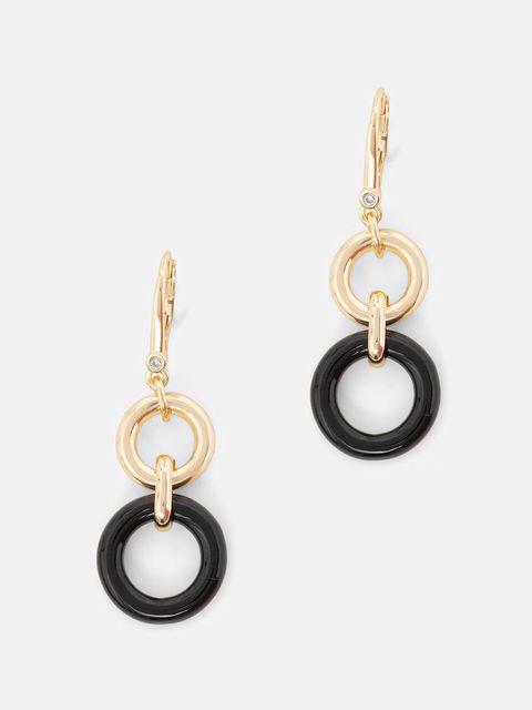 DKNY kolczyki damskie metalowe - zdjęcie produktu nr 2