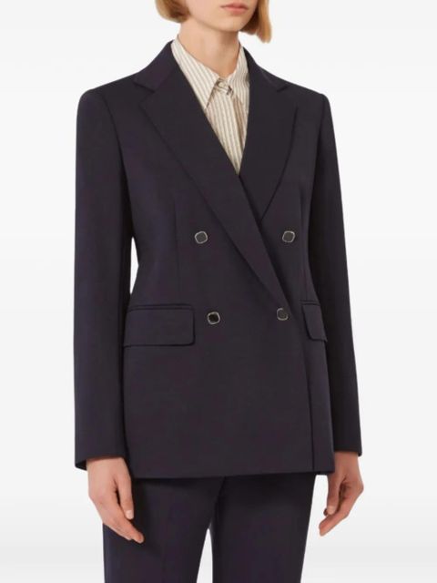 Max Mara double-breasted buttoned jacket - Blue - zdjęcie produktu nr 2