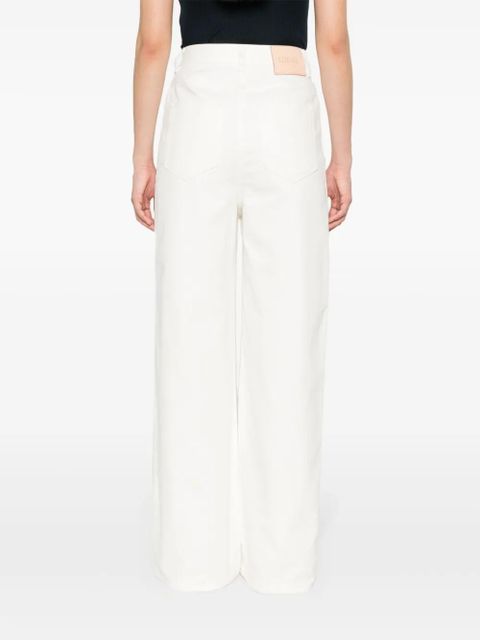 LOEWE high-rise straight-leg jeans - White - zdjęcie produktu nr 2