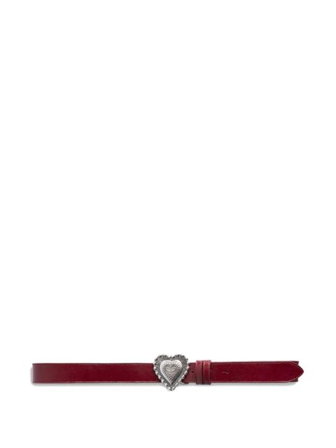 Zadig&Voltaire Santa Fe heart buckle belt - Red - zdjęcie produktu nr 1