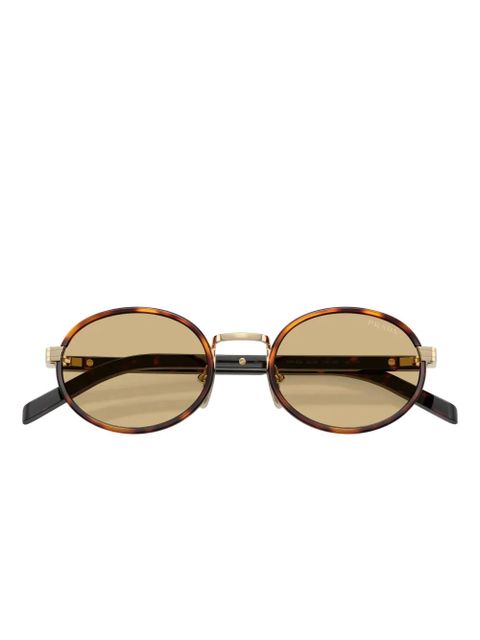 Prada Eyewear tortoiseshell round-frame sunglasses - Green - zdjęcie produktu nr 2
