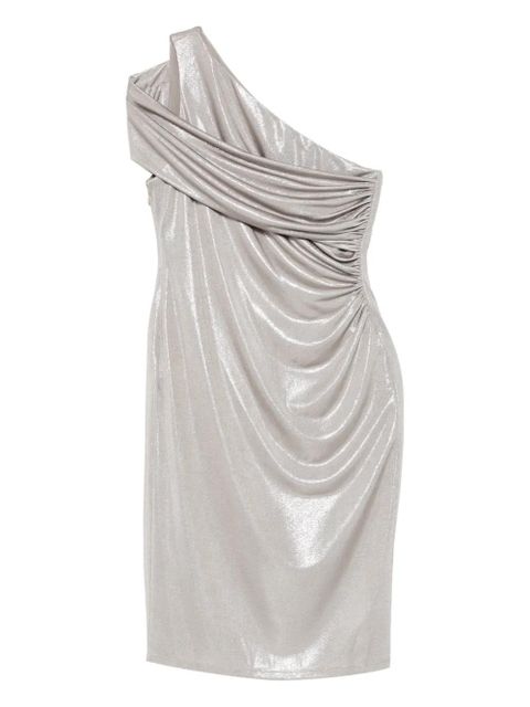 Lauren Ralph Lauren one-shoulder ruched mini dress - Silver - zdjęcie produktu nr 1