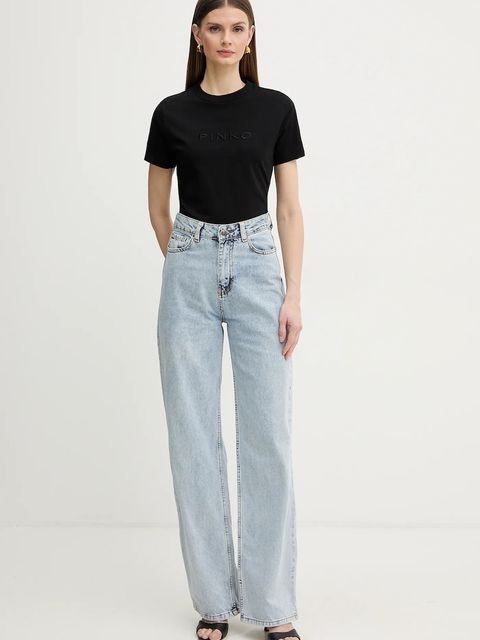 Pinko t-shirt bawełniany - zdjęcie produktu nr 2