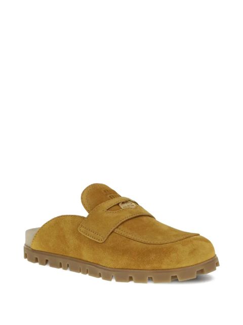 Miu Miu horsebit suede mules - Brown - zdjęcie produktu nr 1