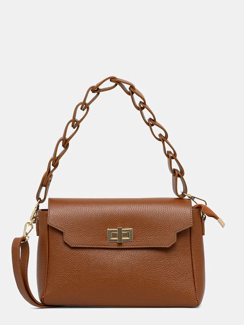 Answear.LAB torebka skórzana kolor brązowy - zdjęcie produktu nr 1