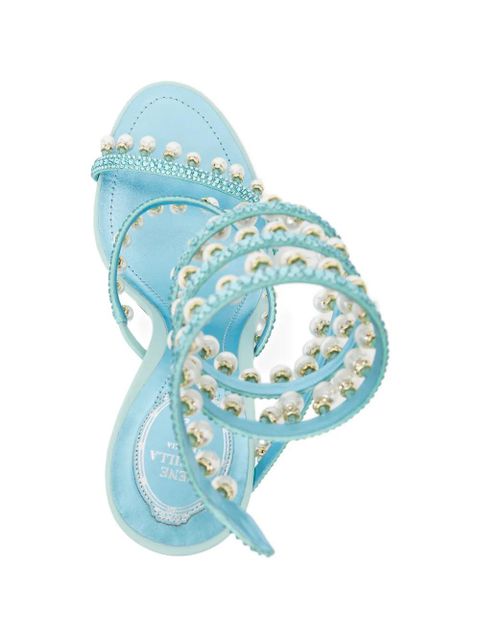 René Caovilla 110mm Cleo sandals - Blue