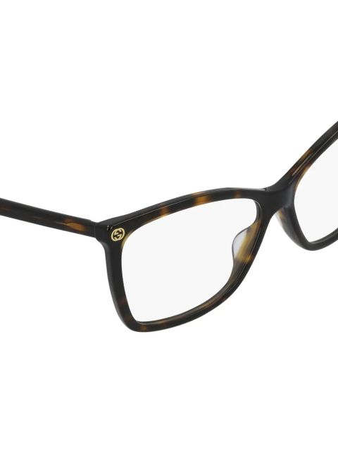 Gucci Eyewear tortoiseshell glasses - Brown - zdjęcie produktu nr 2