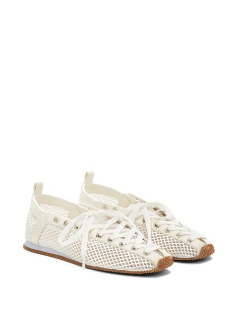 GANNI mesh lace-up ballet flats - Neutrals - zdjęcie produktu nr 2