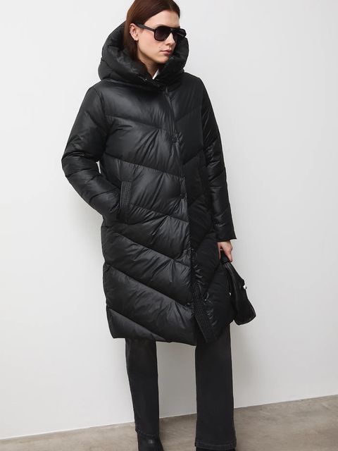 Medicine płaszcz puchowy damski kolor czarny zimowy