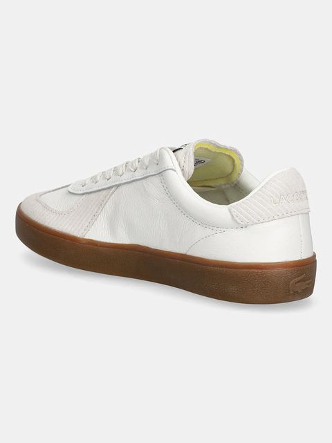 Lacoste sneakersy skórzane Baseshot Pro Sneakers damskie kolor beżowy 50SFA0032
