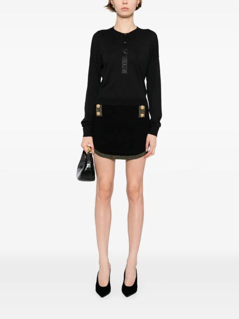 TOM FORD drop-shoulder Tops - Black