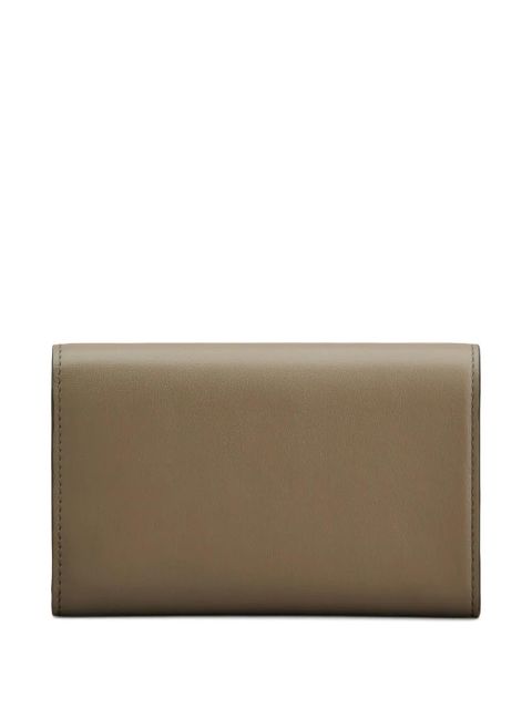 Tod's metallic-bar tri-fold wallet - Brown