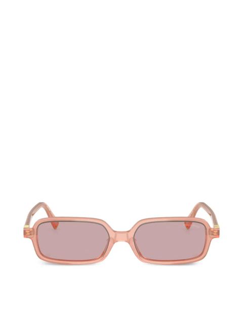 Miu Miu Eyewear rectangle-frame sunglasses - Pink - zdjęcie produktu nr 1