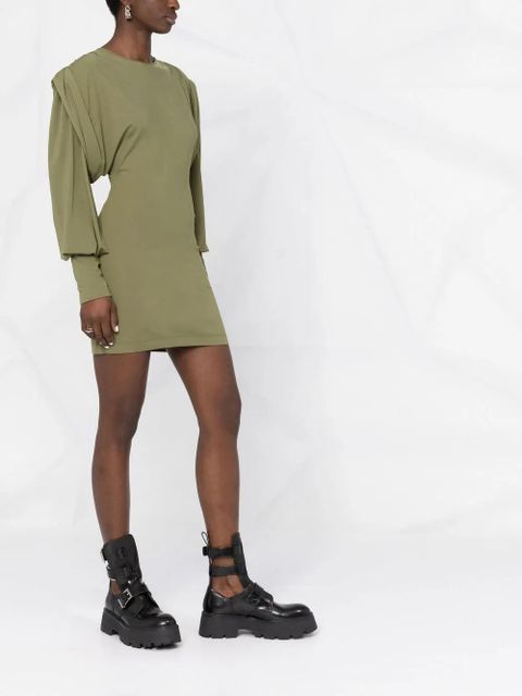The Attico Quinn fitted mini dress - Green