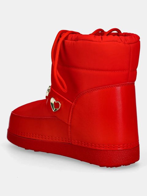 Love Moschino śniegowce kolor czerwony JA24182G1NISD50A