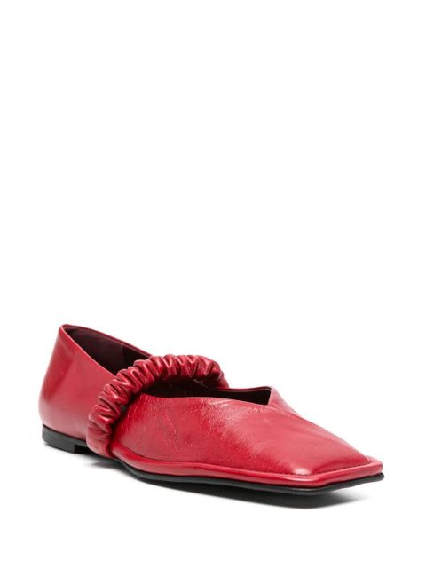 ALOHAS square-toe ballet flats - Red - zdjęcie produktu nr 2