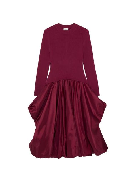 Simkhai Kenlie long-sleeve panelled dress - Red - zdjęcie produktu nr 1