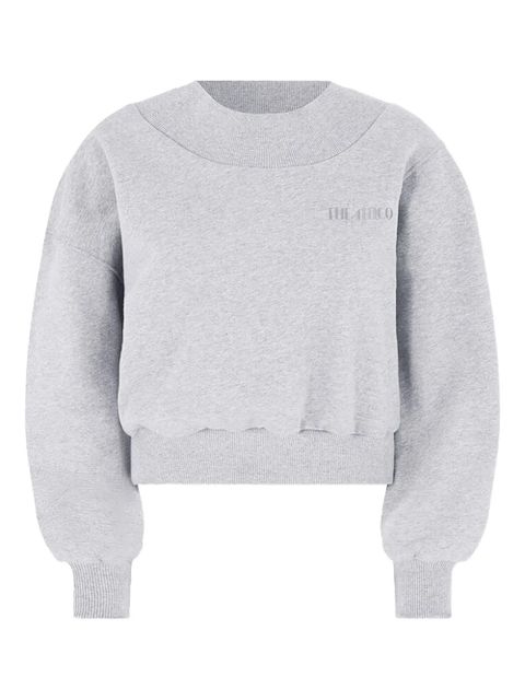 The Attico crossed-back sweatshirt - Grey - zdjęcie produktu nr 1