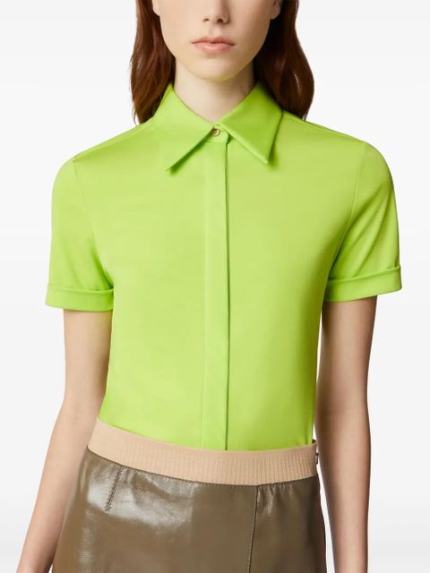 Tod's turn-up cuff polo top - Green