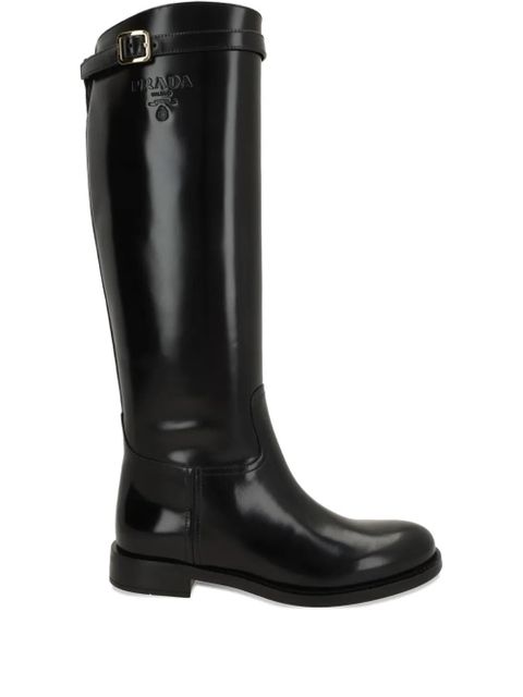 Prada buckle-strap boots - Black - zdjęcie produktu nr 1