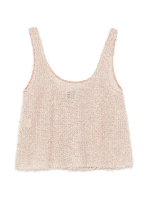 Alysi textured tank top - Neutrals - zdjęcie produktu nr 2