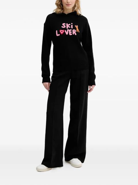 MC2 Saint Barth lettering-detail sweater - Black - zdjęcie produktu nr 2