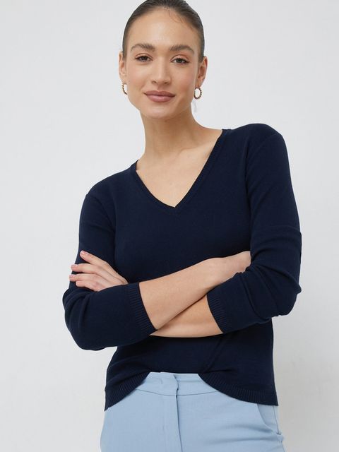 United Colors of Benetton sweter bawełniany - zdjęcie produktu nr 1