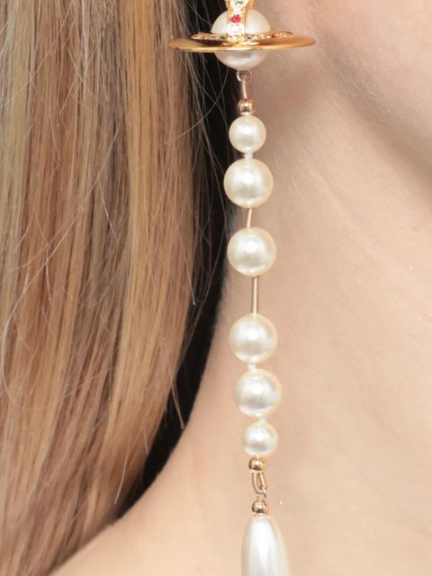 Vivienne Westwood faux-pearl drop earrings - Gold - zdjęcie produktu nr 2