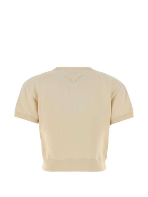 Prada round-neck T-shirt - Yellow - zdjęcie produktu nr 2