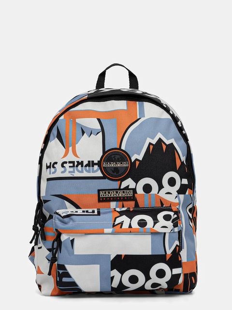 Napapijri plecak Voyage Aop 1 kolor pomarańczowy duży wzorzysty NP0A88UEF0U1 - zdjęcie produktu nr 1