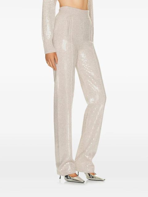 Burberry sequin-embellished pants - Neutrals