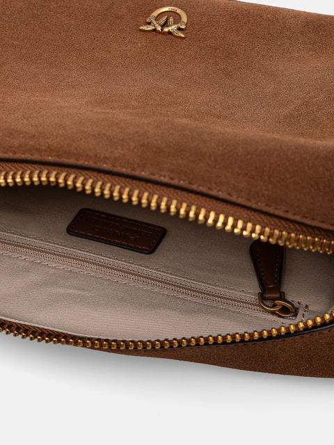 Pinko torebka zamszowa Horizontal