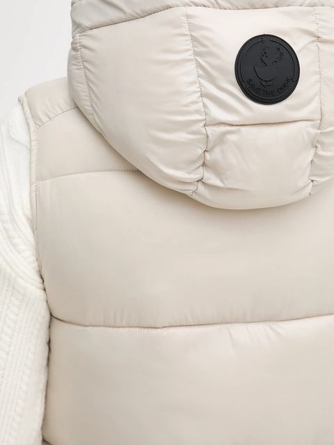 Save The Duck bezrękawnik IRIA kolor beżowy przejściowy D80302W.LOVE21