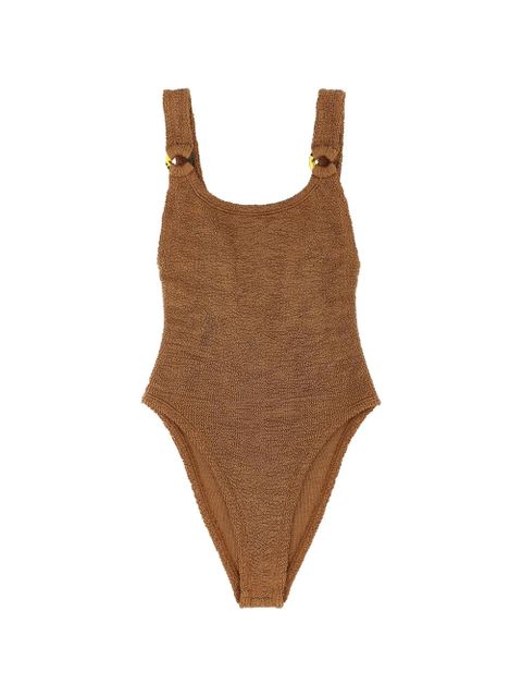 Hunza G Domino crinkle swimsuit - Brown - zdjęcie produktu nr 1