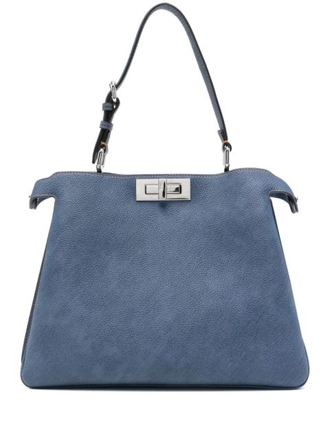 FENDI medium Peekaboo Soft top-handle bag - Blue - zdjęcie produktu nr 1