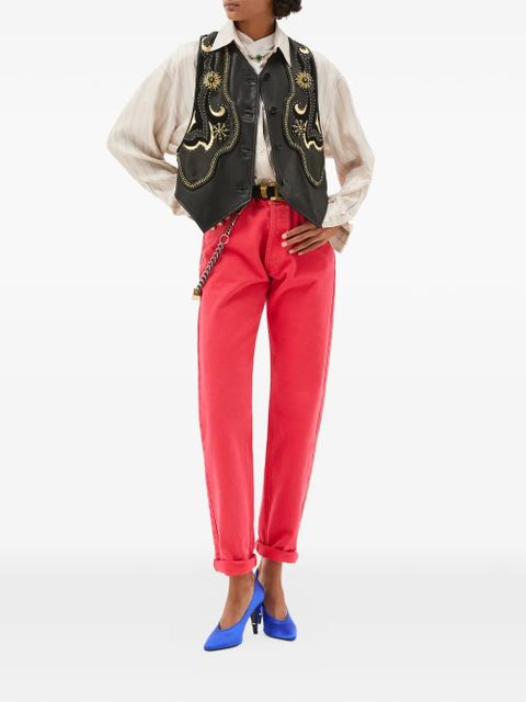 Versace straight-leg jeans - Red - zdjęcie produktu nr 2