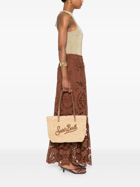 MC2 Saint Barth raffia shoulder bag - Neutrals