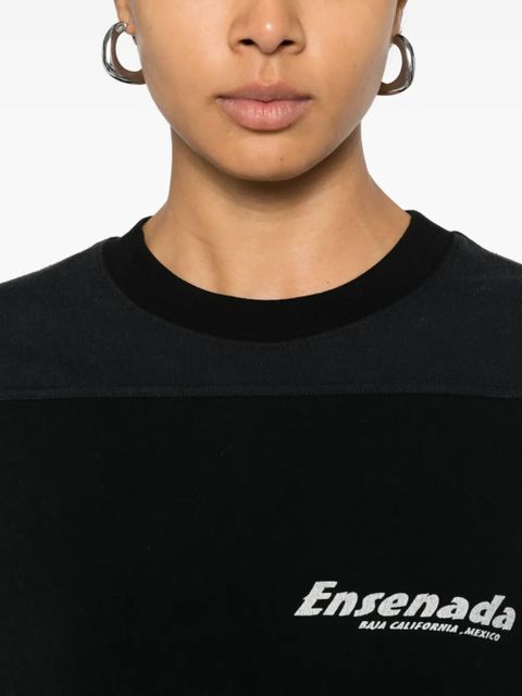 Marine Serre graphic-print T-shirt - Black