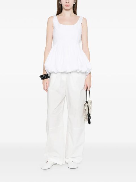 Róhe Voluminous Peplum top - White - zdjęcie produktu nr 2