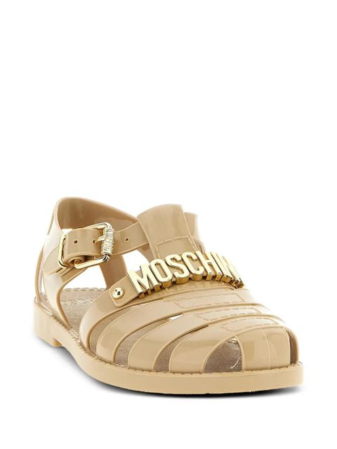 Moschino buckle logo-detail sandals - Neutrals - zdjęcie produktu nr 2