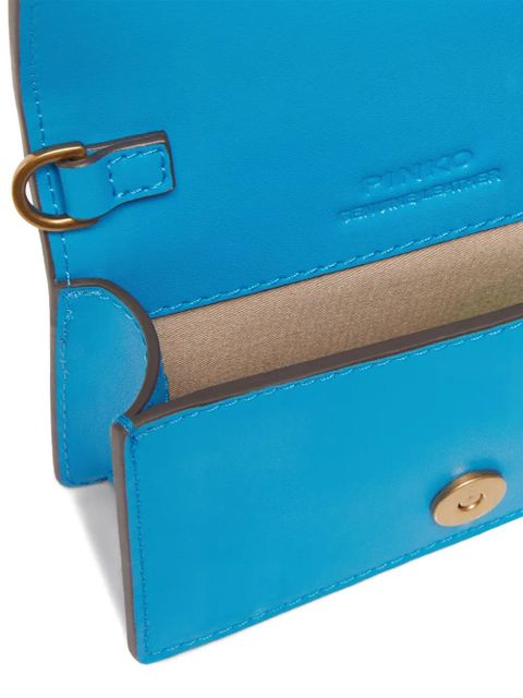 PINKO leather mini bag - Blue - zdjęcie produktu nr 2