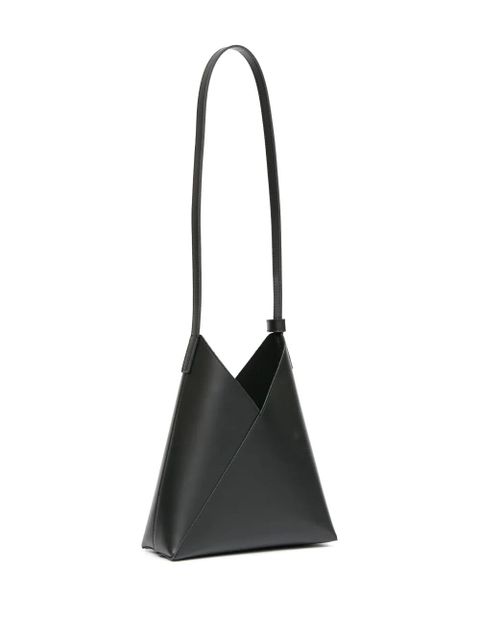 MM6 Maison Margiela small Fortune Cookie leather shoulder bag - Black