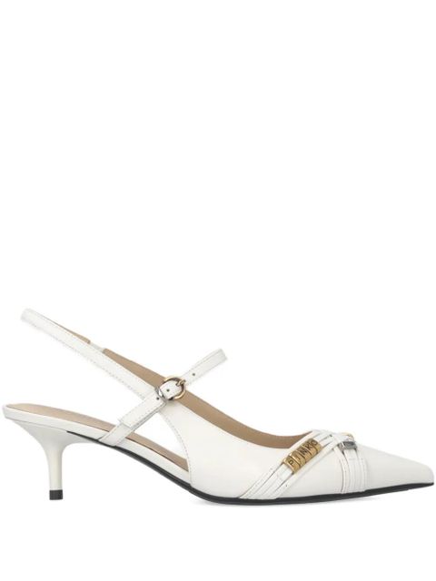 PINKO criss-cross slingback pumps - White - zdjęcie produktu nr 1