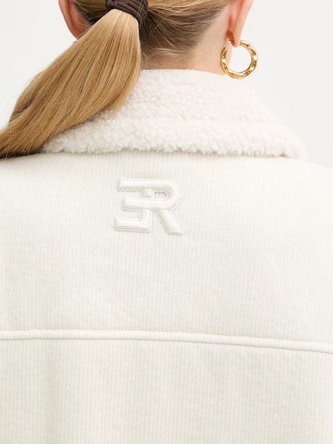 ERMANNO Firenze kurtka sztruksowa kolor beżowy przejściowa 57TD034E91 - zdjęcie produktu nr 2