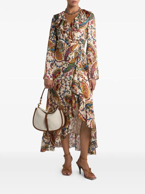 ETRO Peau D'ange ruffled paisley-print maxi dress - Neutrals
