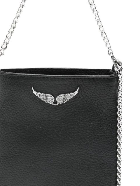 Zadig&Voltaire chain logo plaque mini bag - Black - zdjęcie produktu nr 2