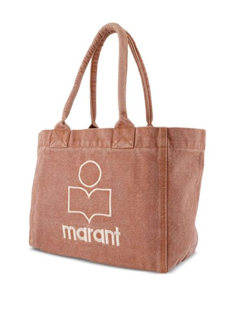 ISABEL MARANT Yenky zip logo-embroidered tote bag - Brown - zdjęcie produktu nr 2