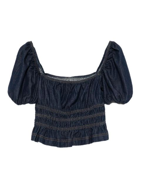 Reformation Aliya denim top - Blue - zdjęcie produktu nr 1