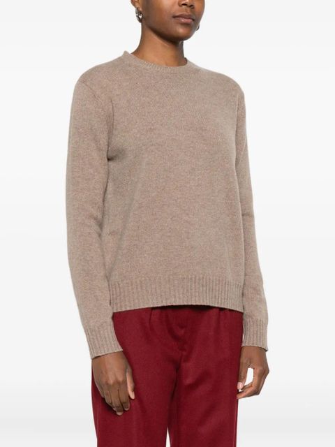 Max Mara round-neck cashmere sweater - Brown