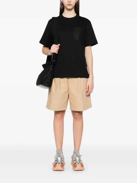 Moncler patch-pocket cotton T-shirt - Black